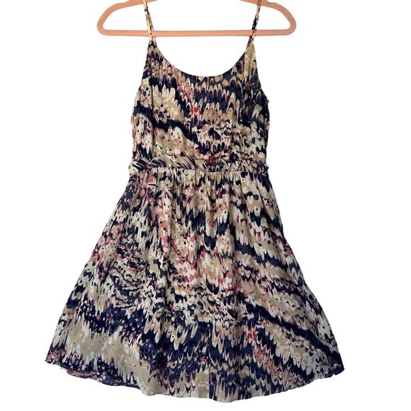 Paper Crown For Stitch Fix Dress Womens Small Cami Strappy Short Print Abstract - Picture 3 of 15